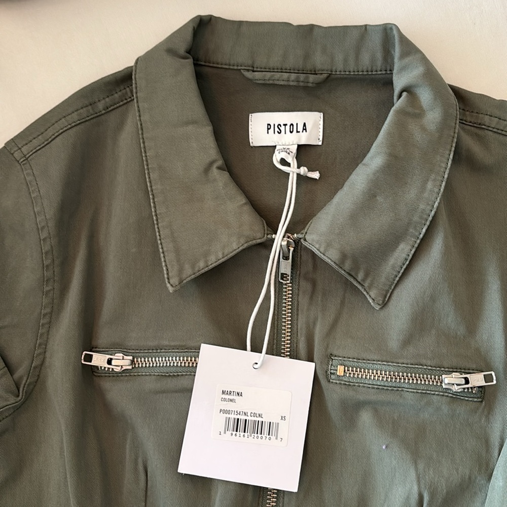 Pistola Martina Jumpsuit in Khaki Green XS